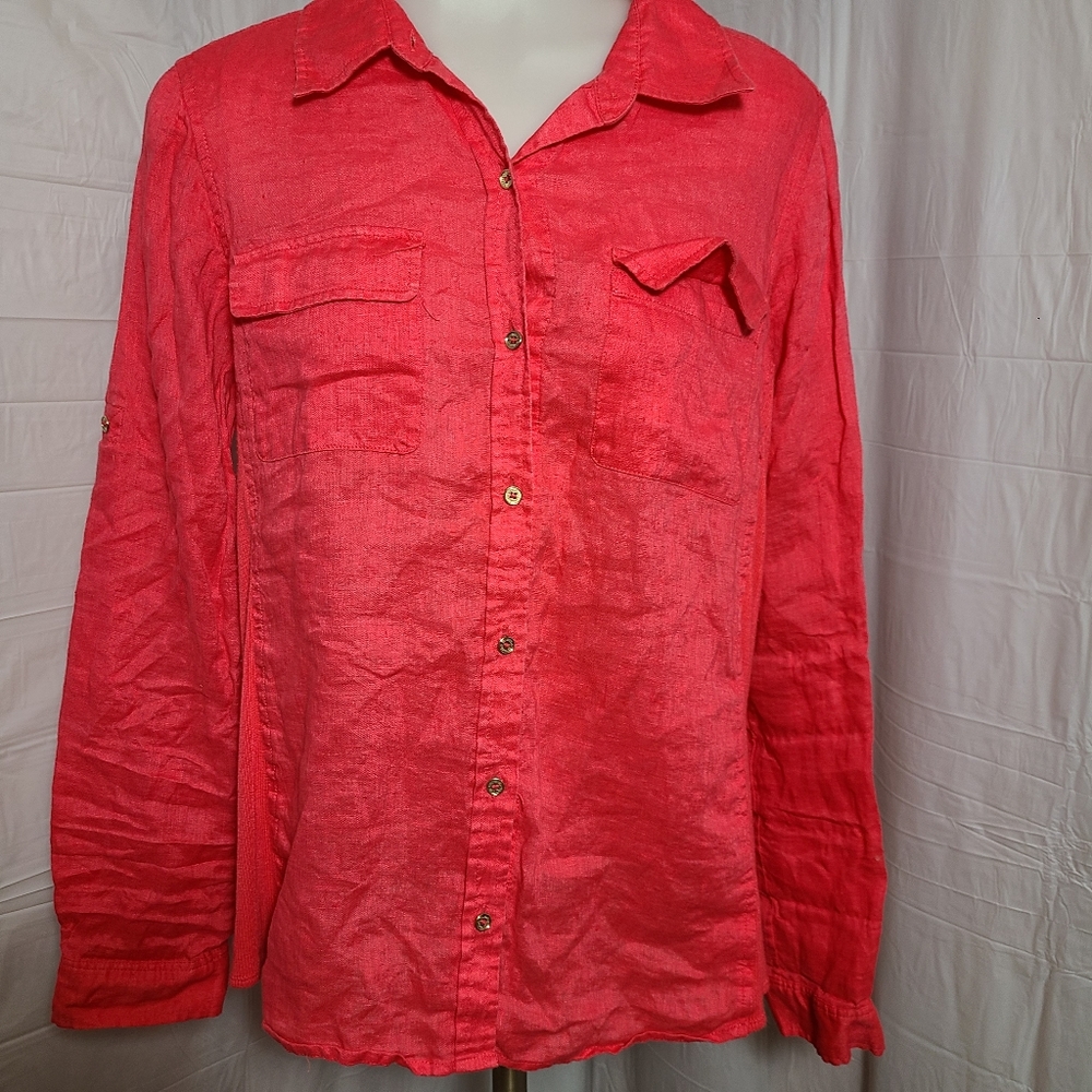 Calvin Klein linen blouse